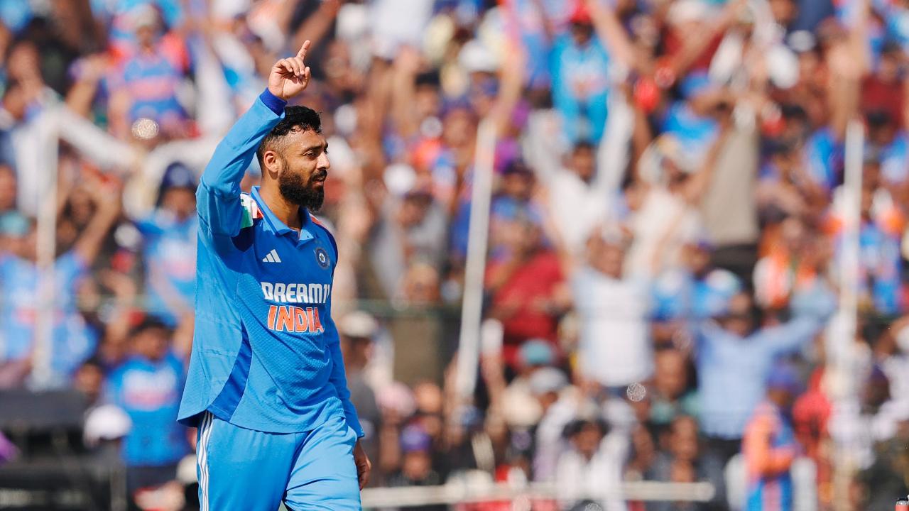 Team India debutant Varun Chakravarthy claimed one wicket by accounting for the scalp of Salt