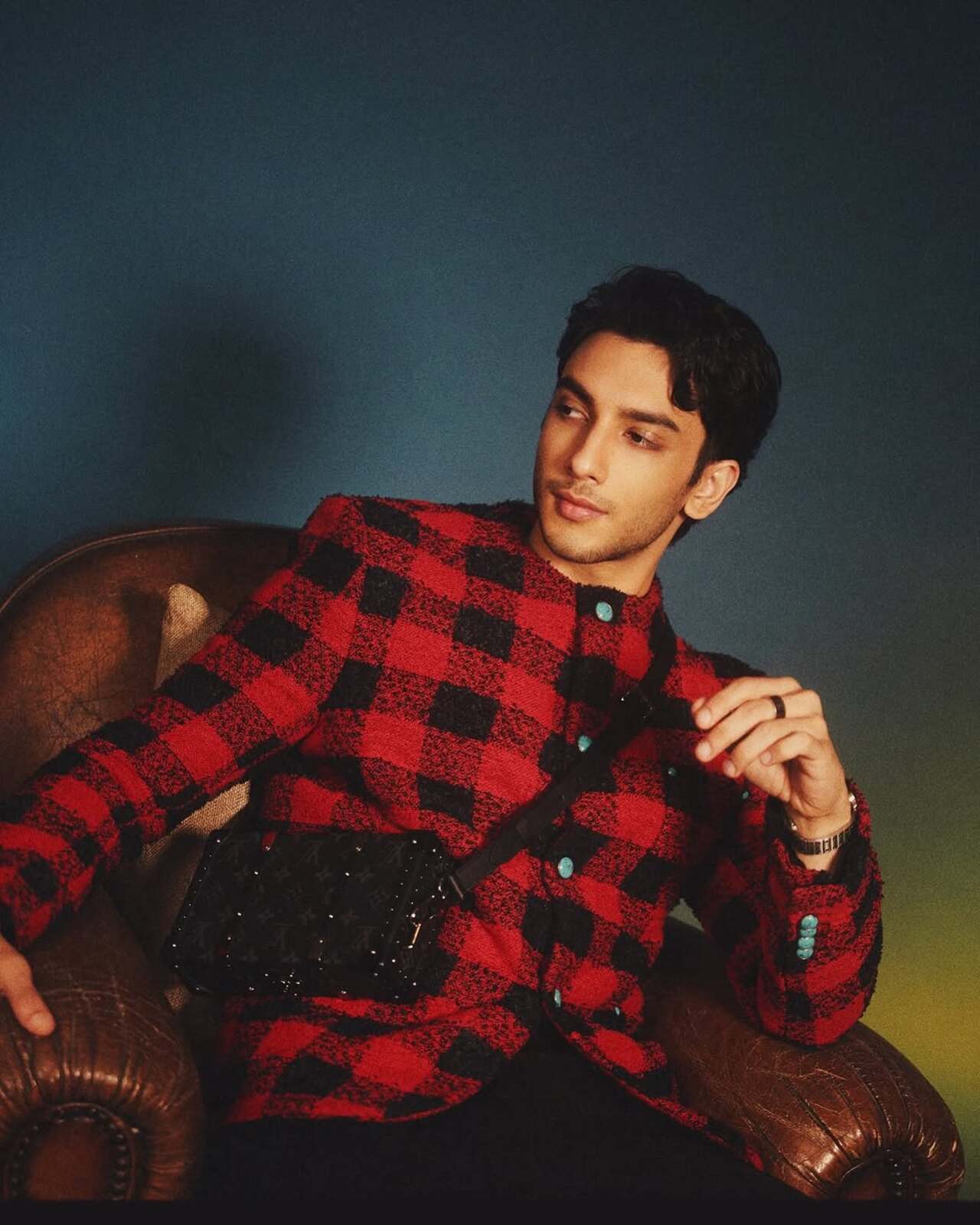 Vedang Raina brings old school magic in this vintage look that puts checkered outfits on the map.