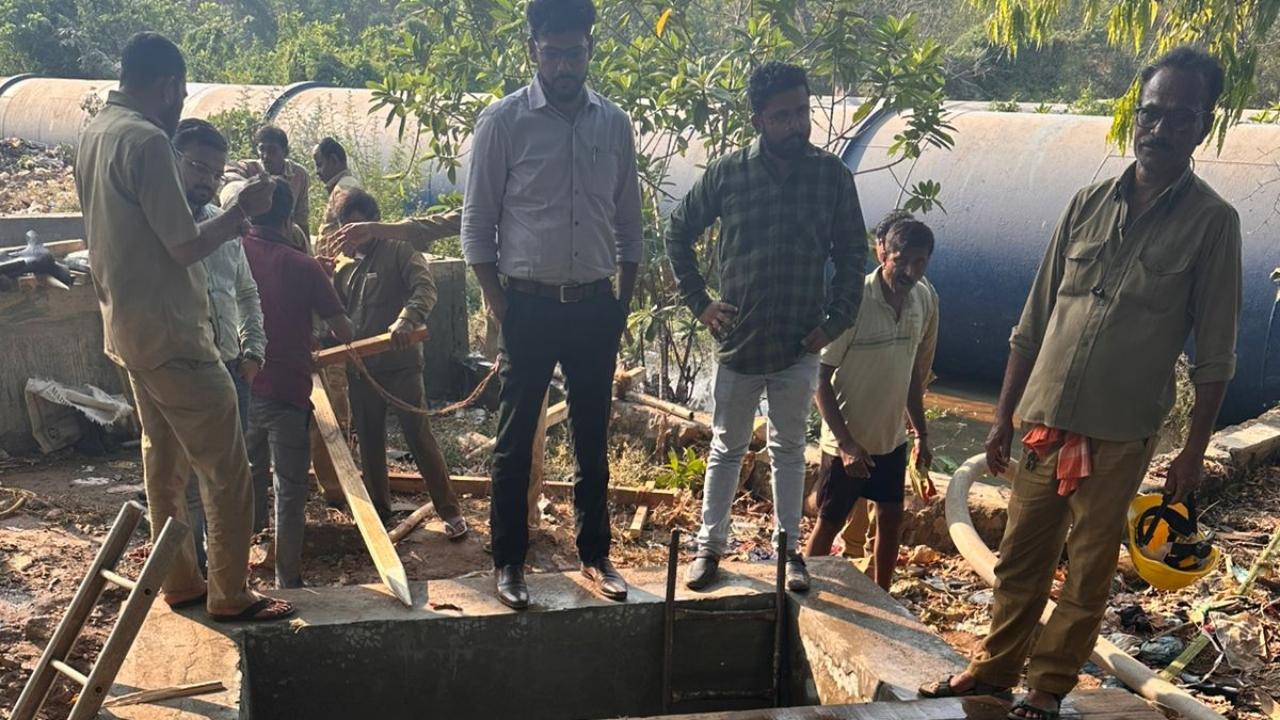 The Brihanmumbai Municipal Corporation (BMC) hydraulic department has initiated repair work on a war footing, which is expected to take approximately 15 hours