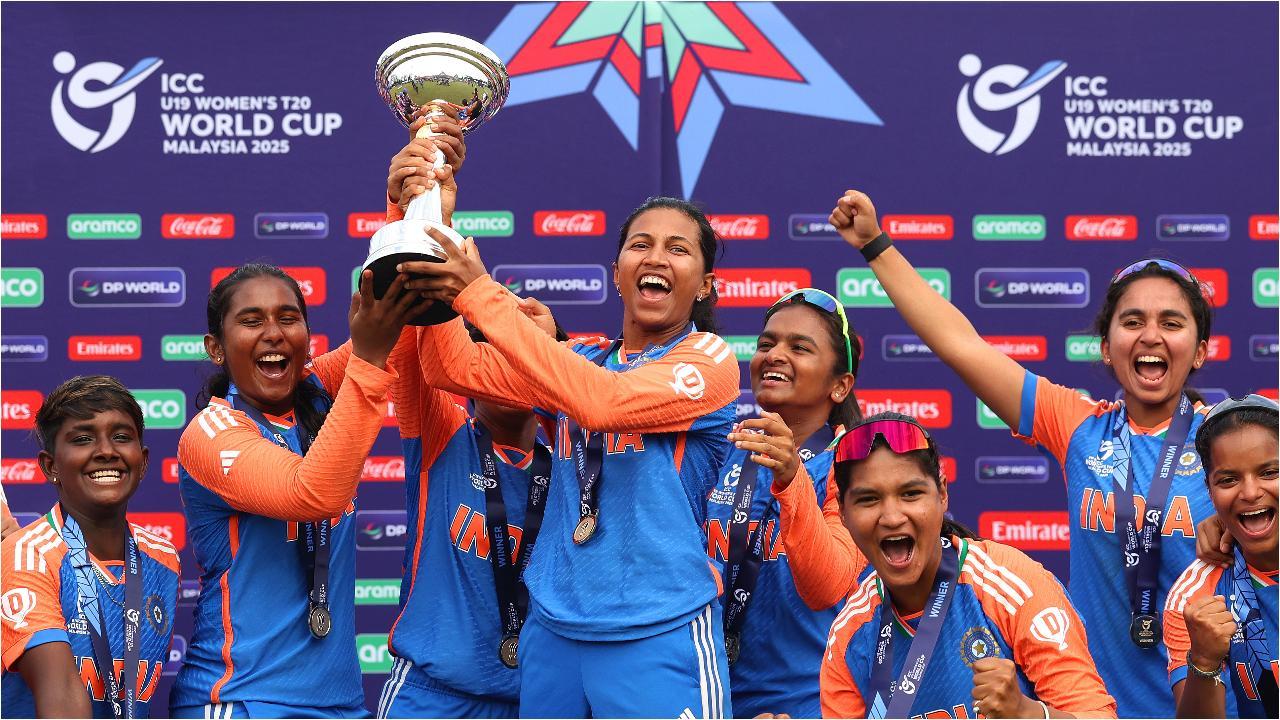 Mighty India thrash Proteas to win second successive U-19 women's T20 world title
