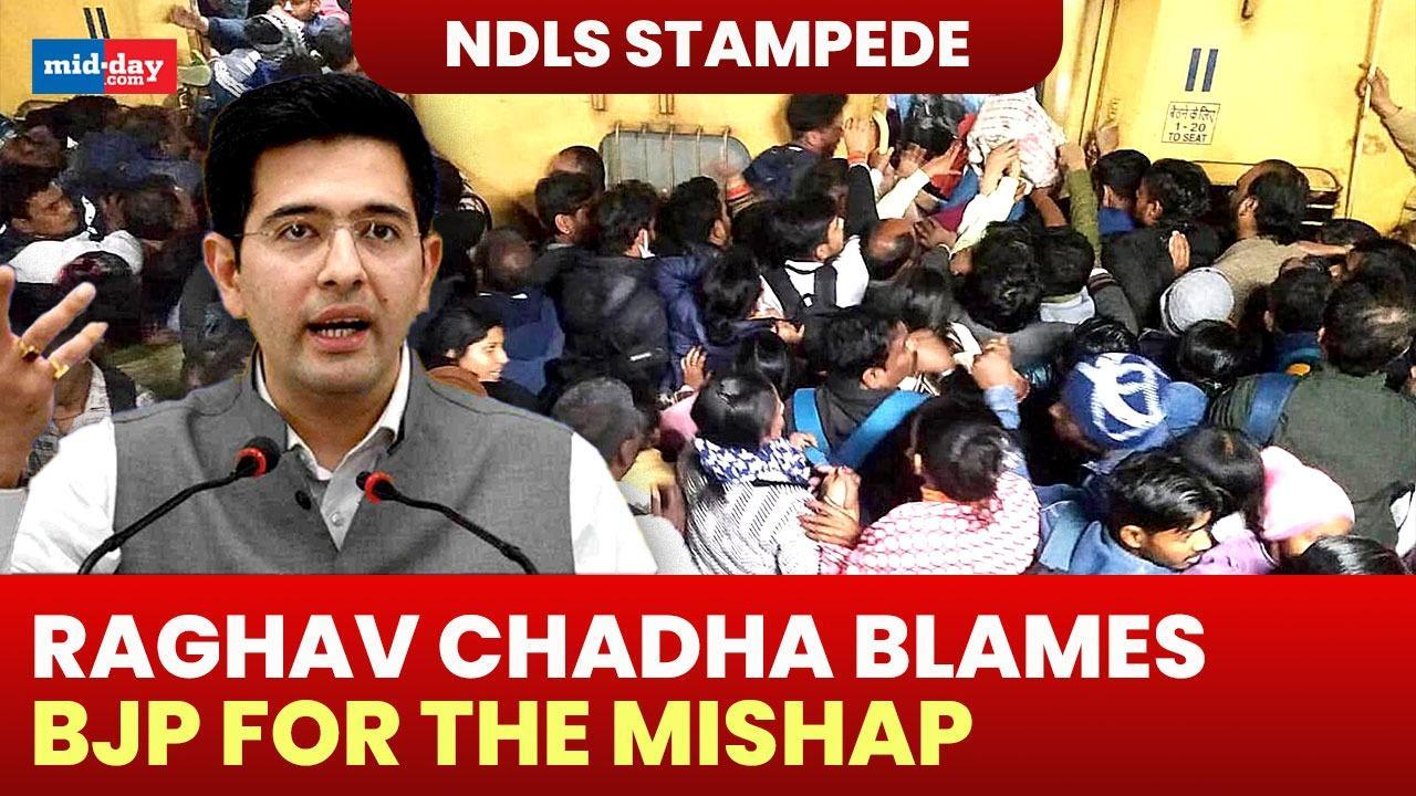 Raghav Chadha slams BJP over NDLS stampede and railway mismanagement