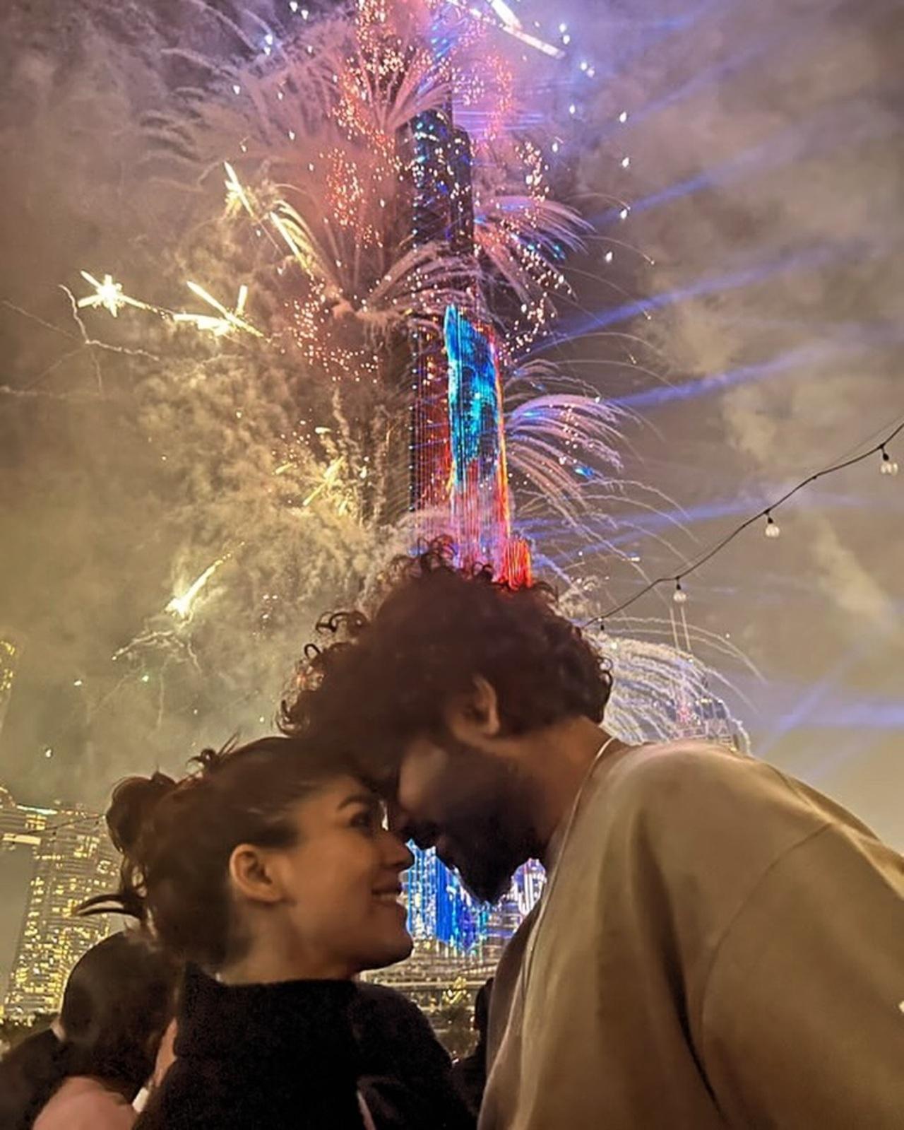 Nayanthara and Vignesh Shivan stepped into 2025 by choosing to leave behind negativity and embrace a year filled with positivity and growth as they ringed in the New Year in Dubai.