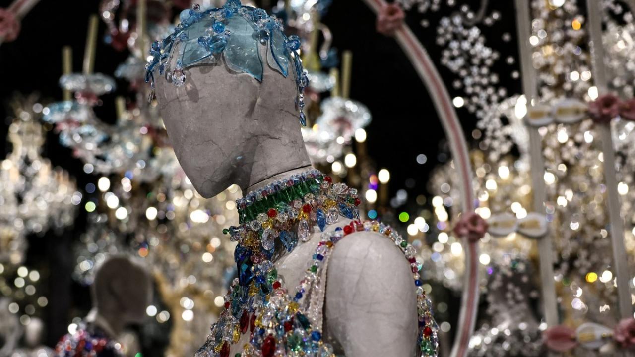The exhibition showcases unique pieces from Alta Moda (haute couture), Alta Sartoria (high-level formal wear) and Alta Gioielleria (high jewellery) collections.