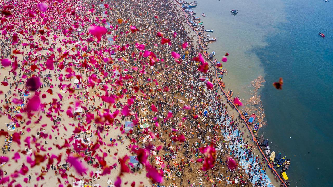 Google celebrates Mahakumbh 2025 with rose petal shower on search screen