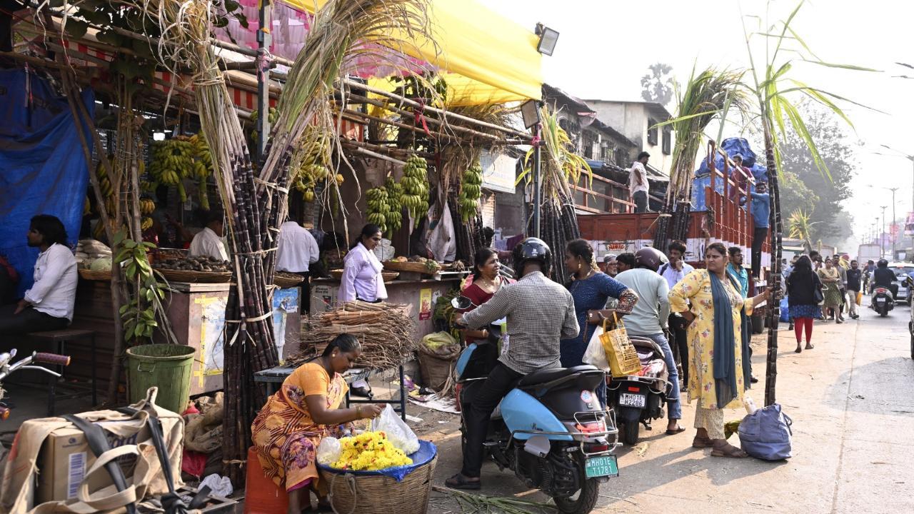 IN PHOTOS: Dharavi immersed in festive spirit as people shop for Pongal