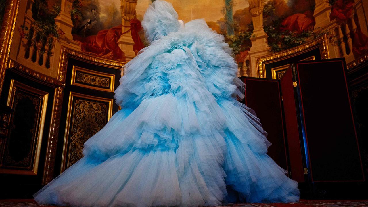 A dress created by Giambattista Valli from the Haute Couture 2018-2019 collection