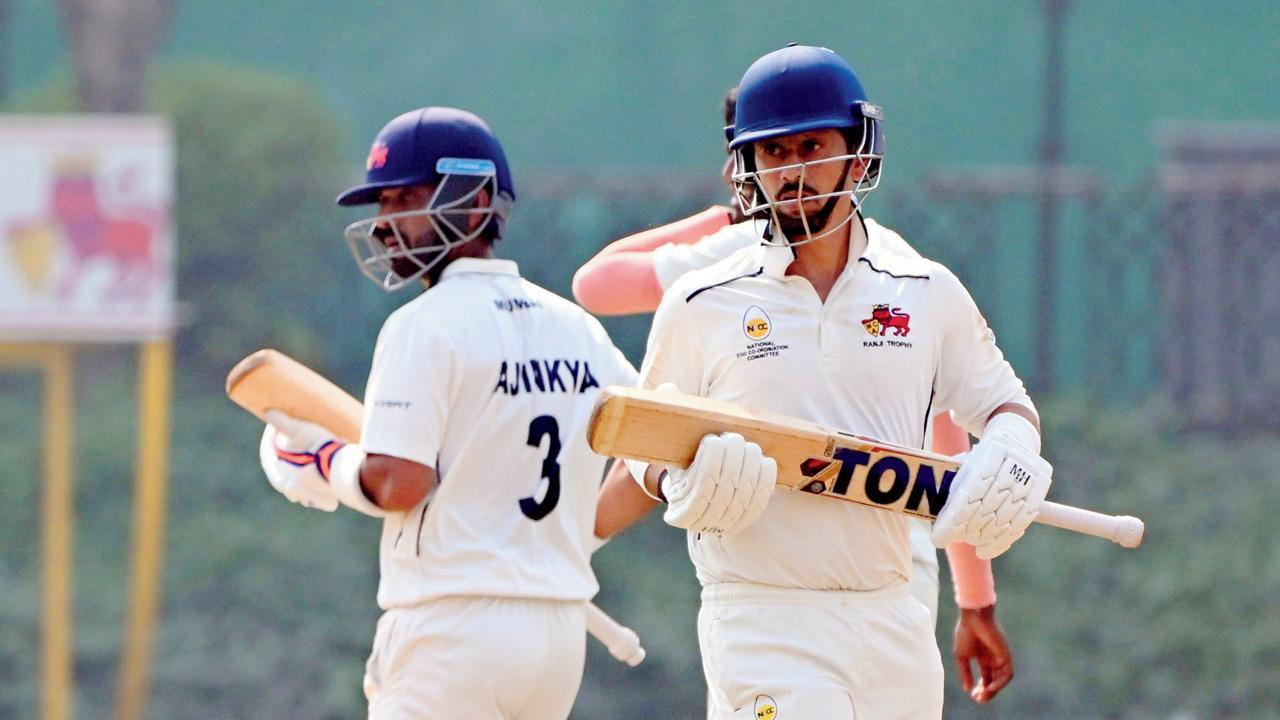 Rahane, Lad's unbeaten knocks help Mumbai secure 127-run lead vs Meghalaya