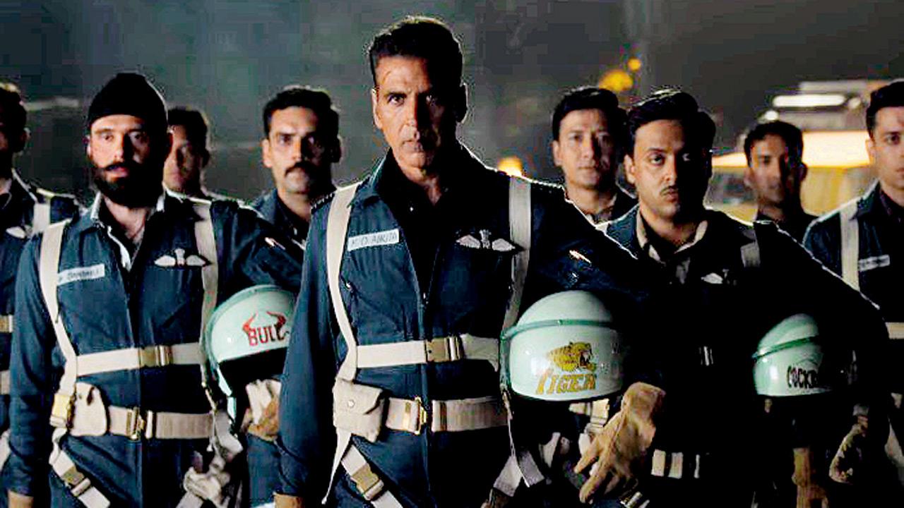 Akshay Kumar in a still from Sky Force