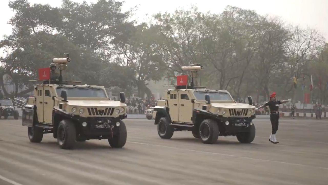 The Armored Light Specialist Vehicle (ALSV) at the rehearsal