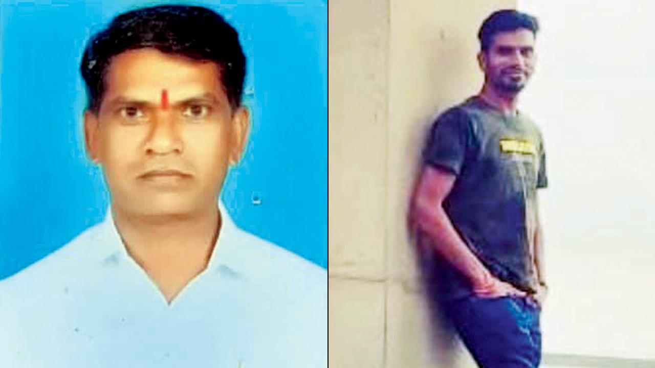 Ashok Dhodi, the deceased; (right) Avinash Dhodi, the deceased’s younger brother and prime suspect. PICS/HANIF PATEL