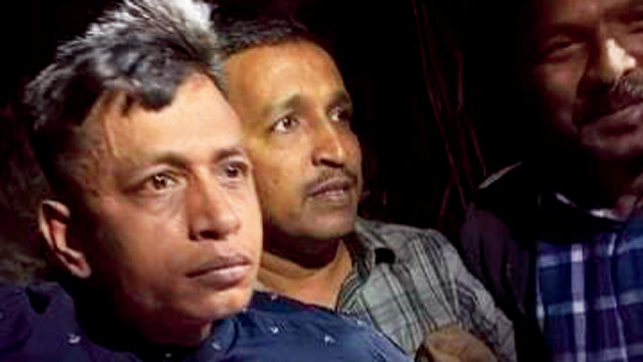 The alleged attacker, who is in the custody of the Bandra police. File Pic/Anurag Ahire