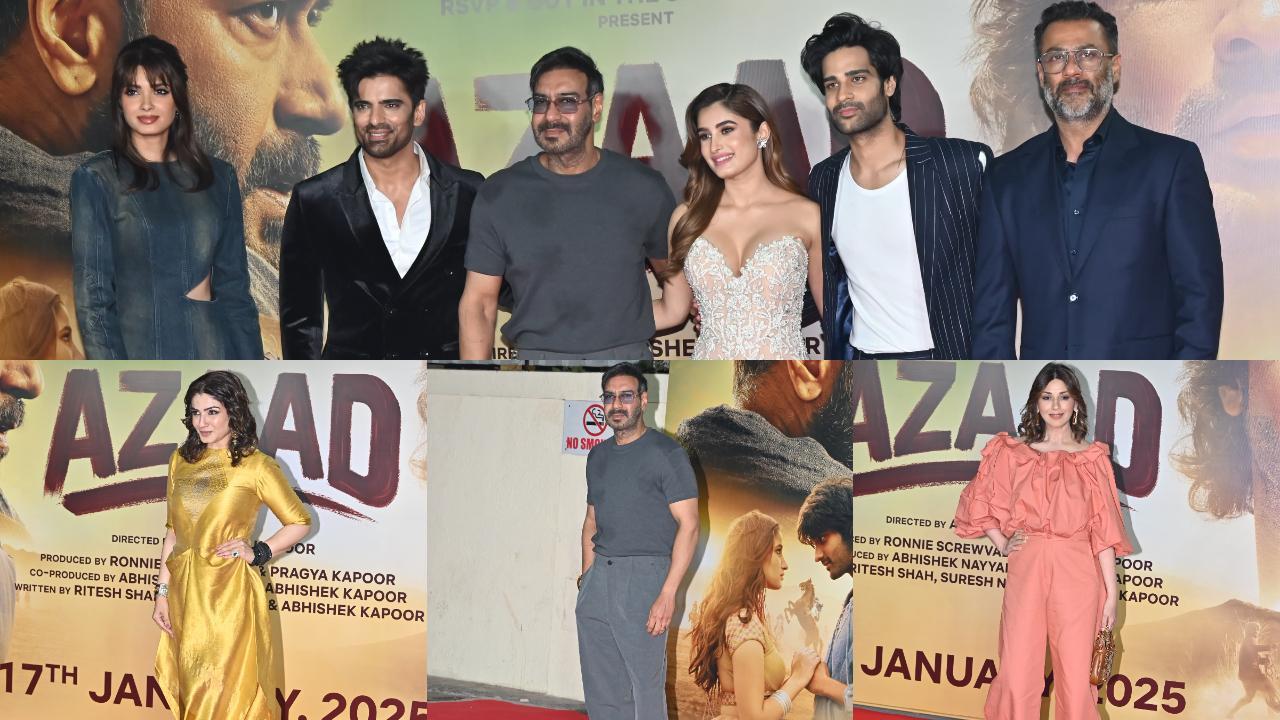 Azaad movie screening: Ajay Devgn, Raveena Tandon & others attend