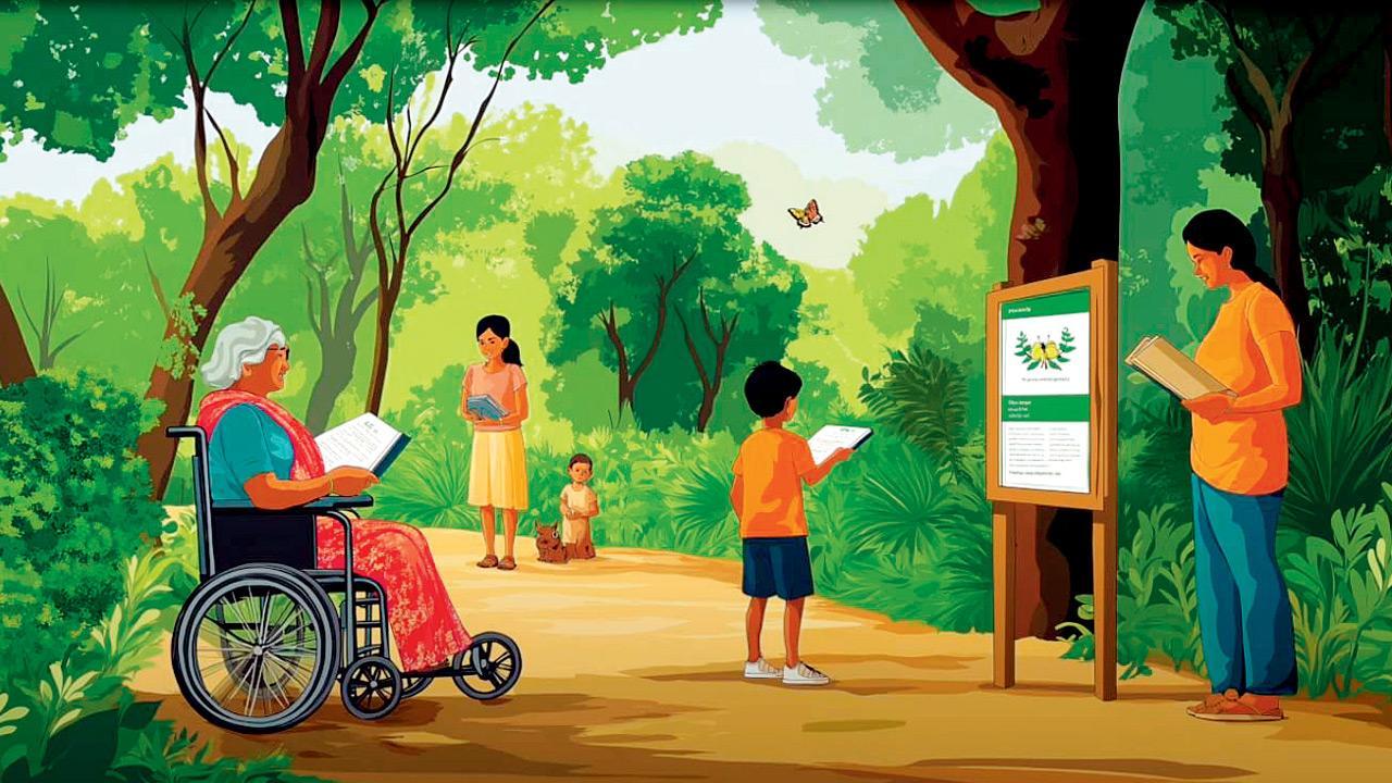 This audio story highlights the need for inclusivity through a fictional Braille-friendly Mumbai