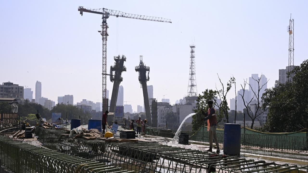 Work on Ghatkopar’s cable-stayed bridge began recently. It costs around Rs 549 crore