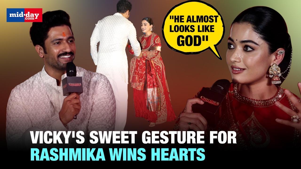 Chhaava Trailer Launch: Rashmika Mandanna Praises Vicky Kaushal’s Passion