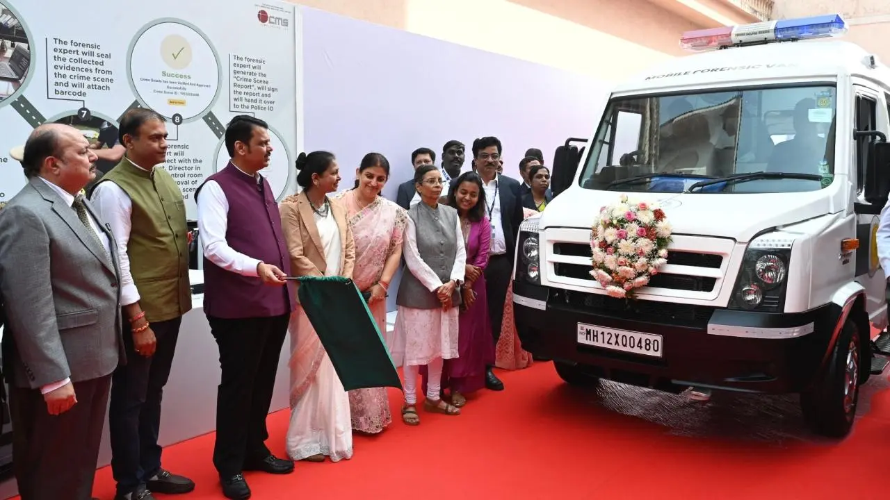 IN PHOTOS: Maharashtra CM Fadnavis launches first mobile forensic van in Mumbai