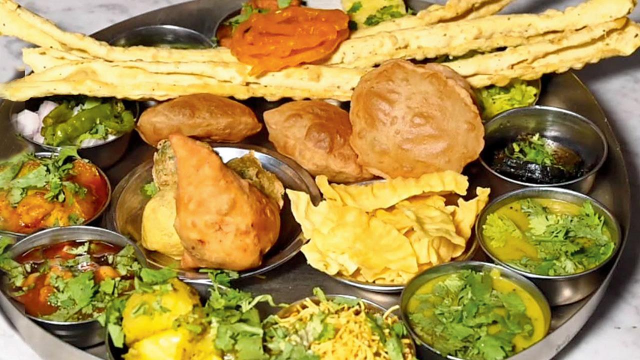Jalebi fafda thali 