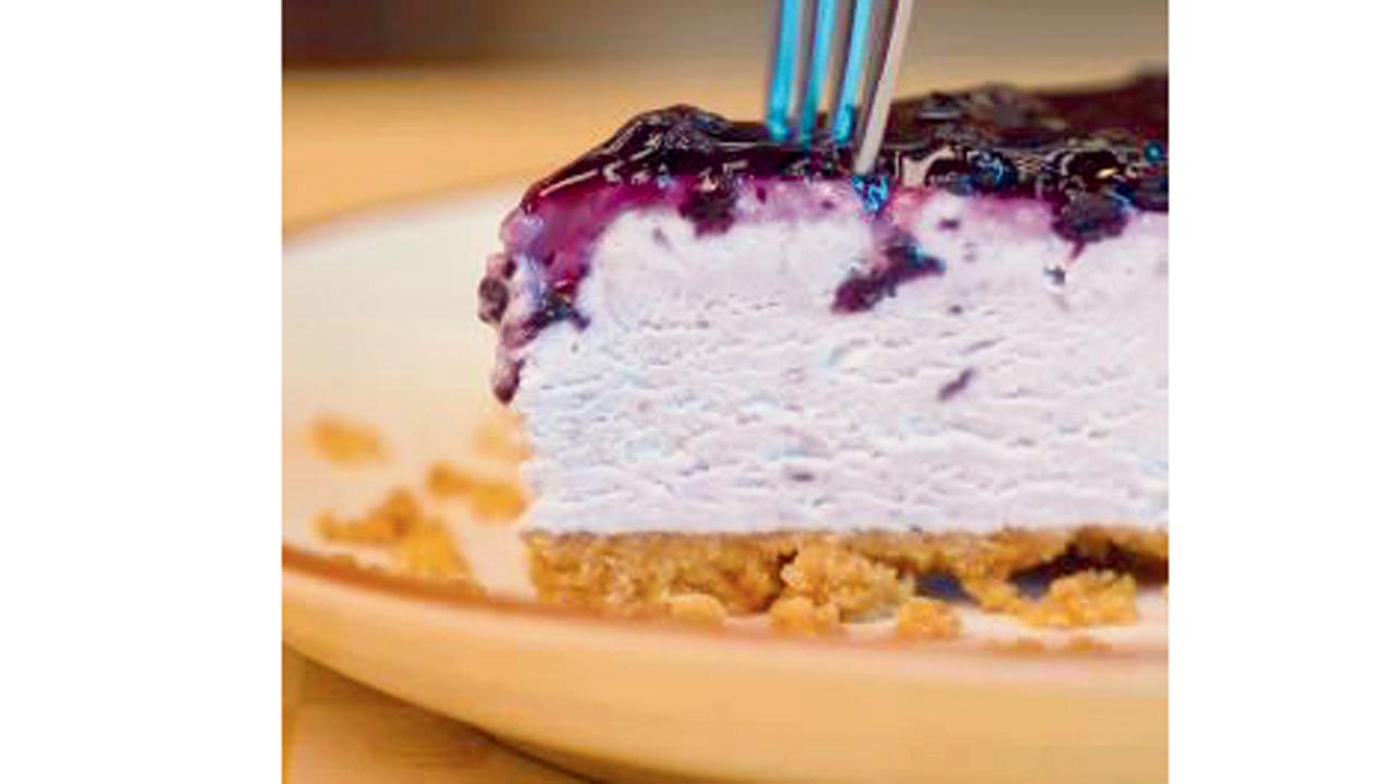 Blueberry cheesecake 