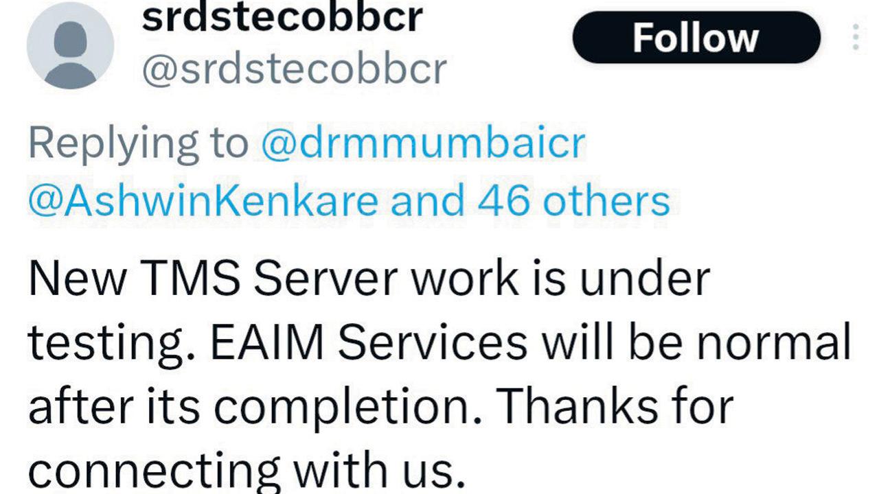 Copy-paste replies by Senior Divisional Signalling and Telecom Engineer (Sr.DSTE) in 2023, 2024 and 2025, that testing is on