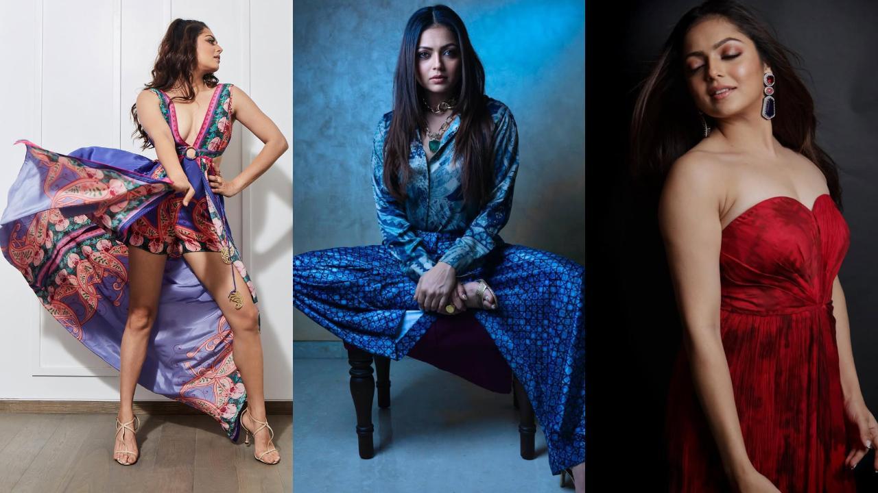 Drashti Dhami's stunning style: From bold blues to red hot looks
