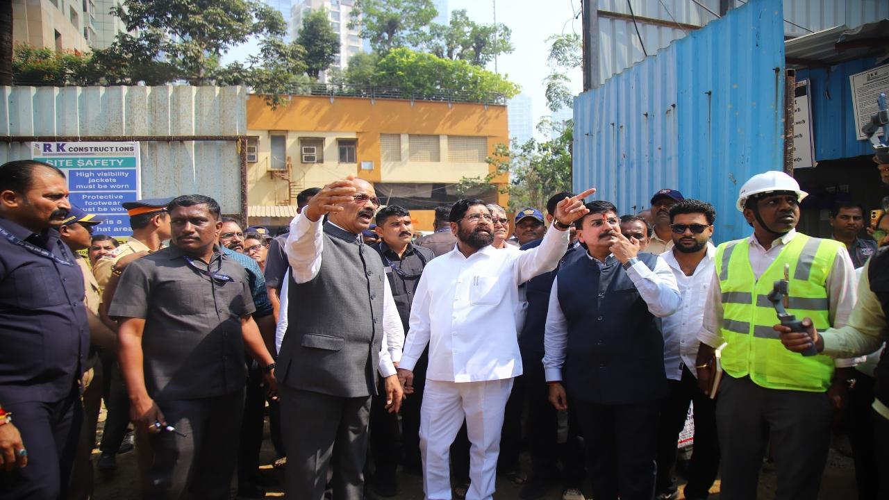 Deputy CM Eknath Shinde inspects six redevelopment projects in Mumbai; promises housing policy for Maharashtra soon