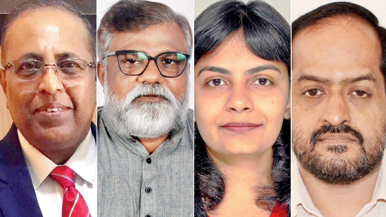 Nishit Kumar, Santosh Thakur, Solicitor Stuti Galiya and Venkatesh Nayak