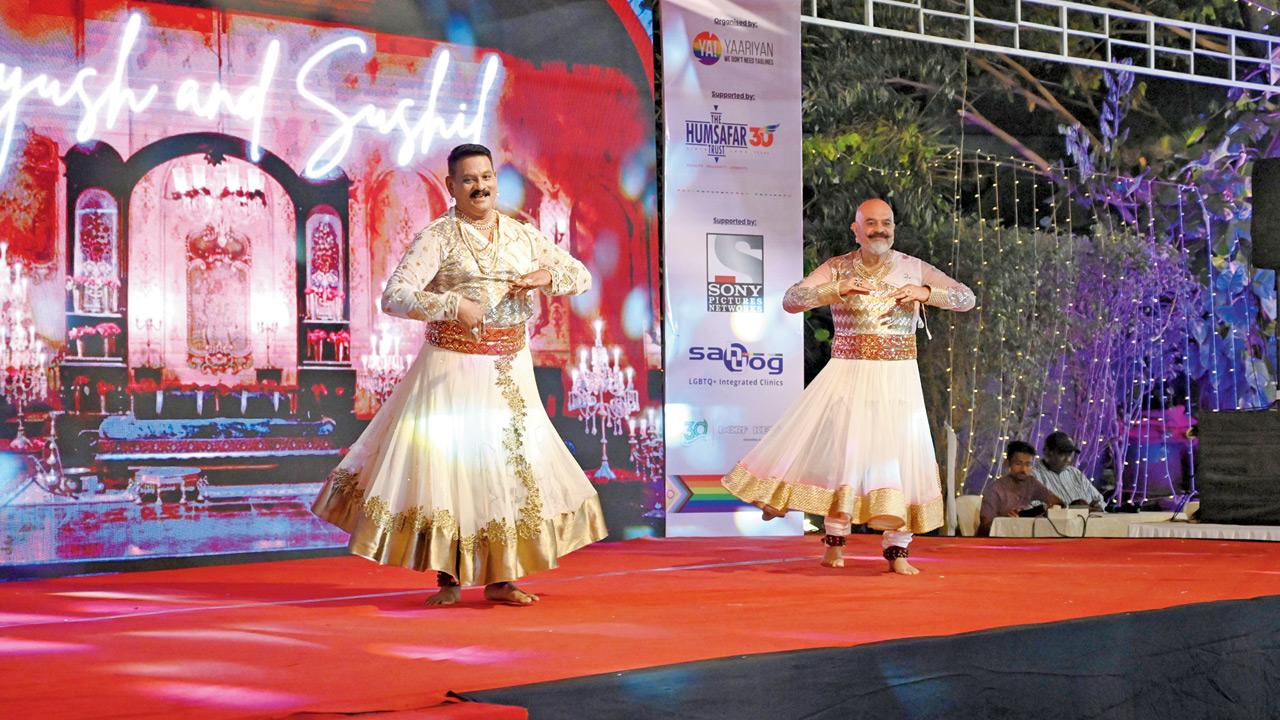 A moment from a dance performance at the event 