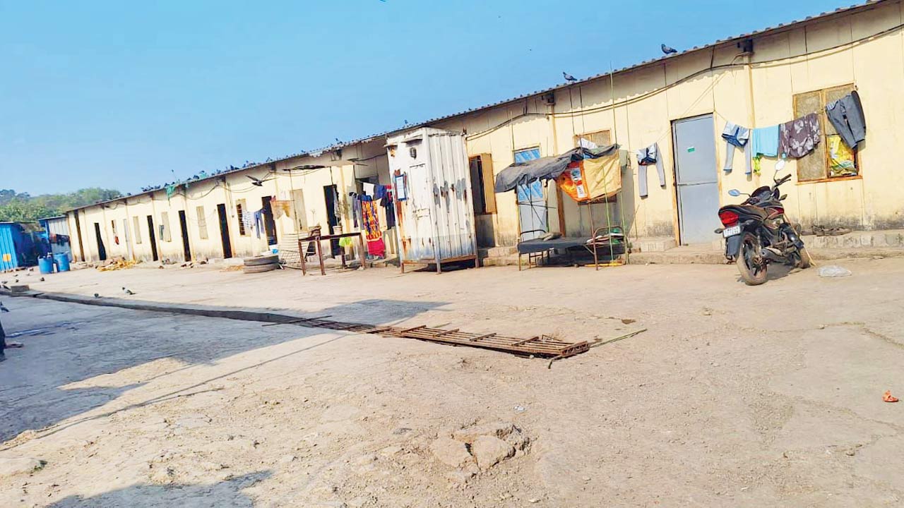 The labour camp in Hiranandani Estate, Thane, where the accused had been hiding out
