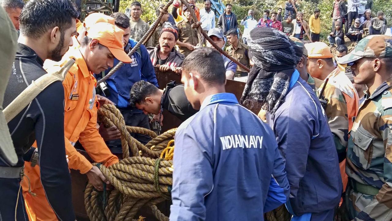 The effort is being conducted in close coordination with the Indian Army, NDRF and the local civil administration to ensure an immediate and effective response