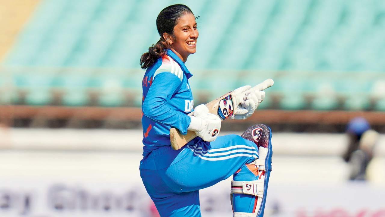 Rodrigues' maiden ODI century helps IND clinch victory in the second game vs IRE