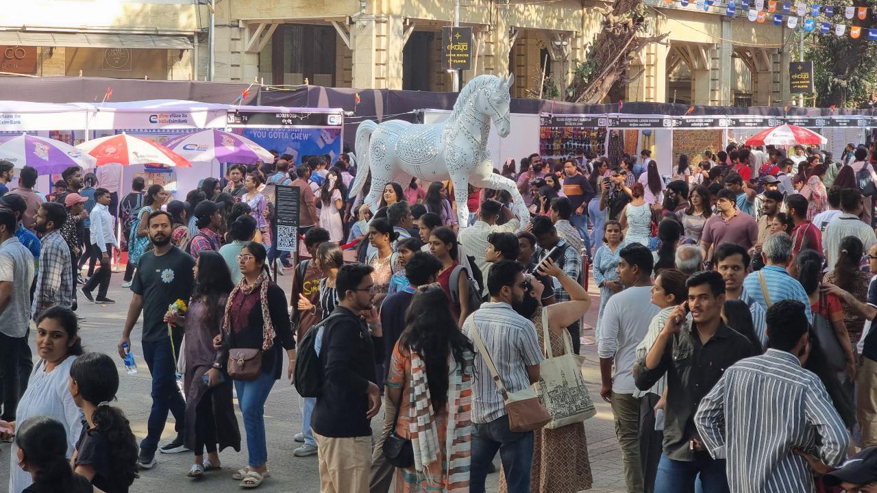 PHOTOS: Mumbaikars flock Kala Ghoda Arts Festival in large numbers on Day 1