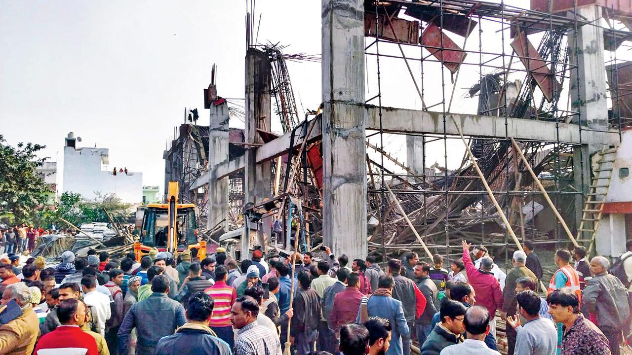 Uttar Pradesh: Building collapses at Kannauj railway station trapping workers