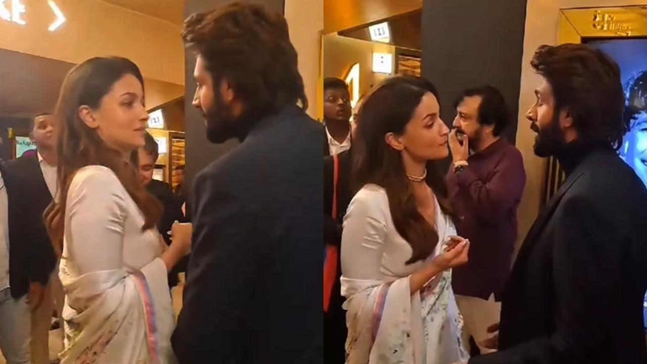 What did Kartik Aaryan & Alia Bhatt discuss during their meet at the RK Film Festival opening day? Former reveals