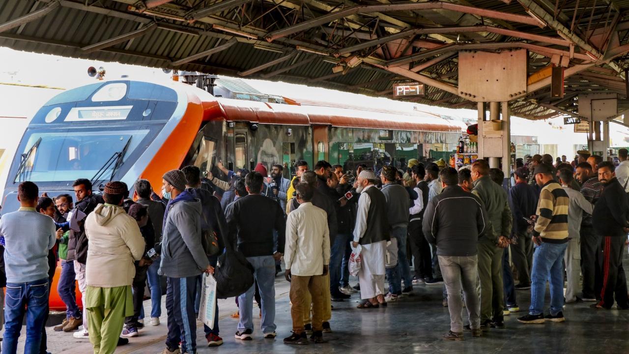 IN PHOTOS: Specially designed Vande Bharat Express train for Kashmir
