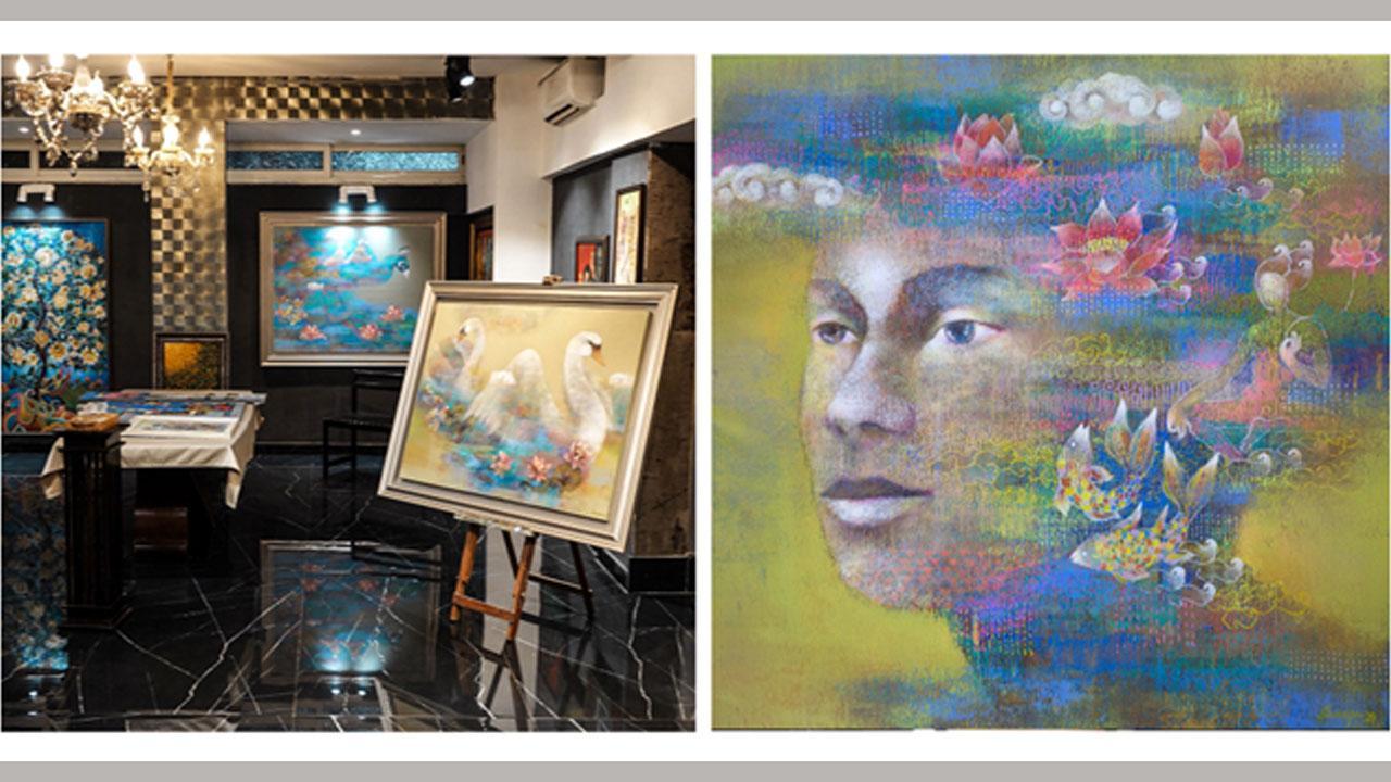 KIAN foundation launches with “Bhumi” Shampa Sircar Das’s solo art exhibition at Cymroza Art Gallery