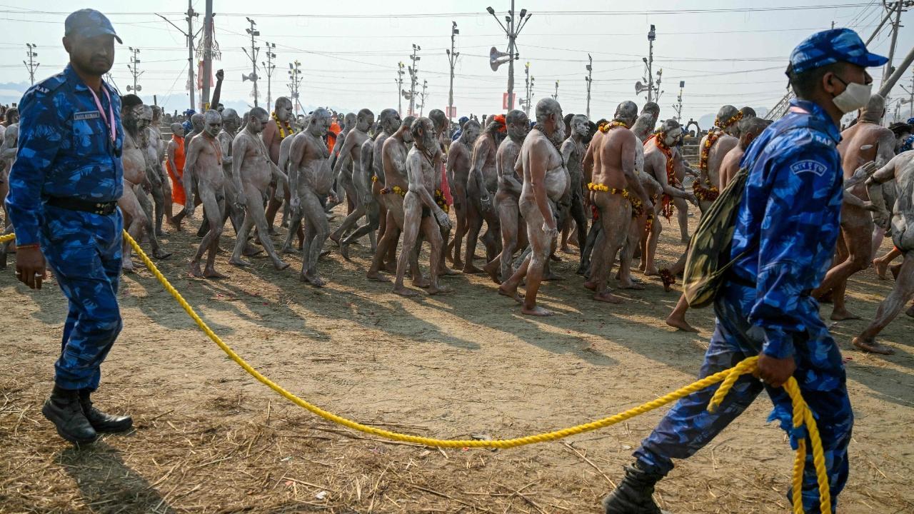 In Photos: Crowd management efforts ramped up at Maha Kumbh 2025 after stampede