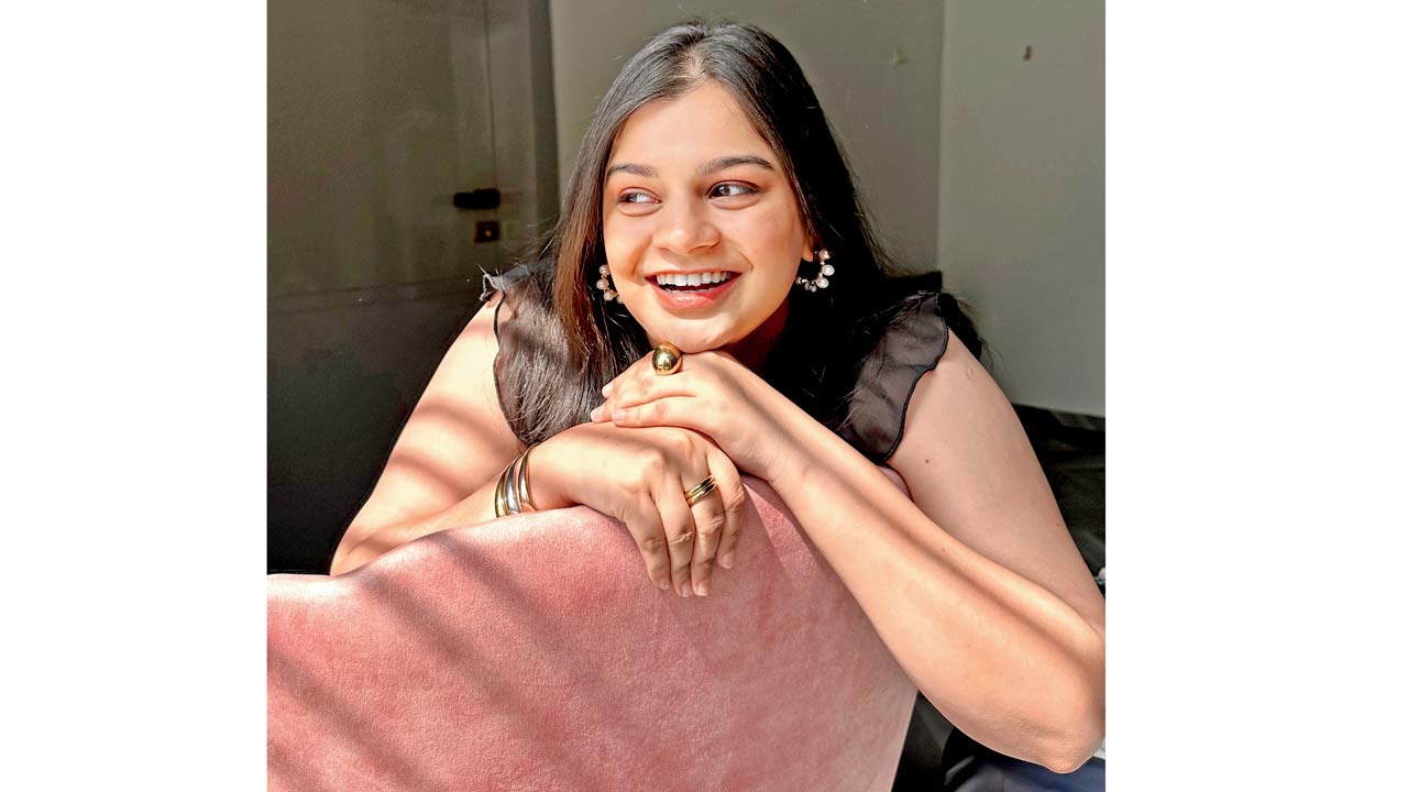 Maheshwari also models from time to time for her friend Rainy Agrawal’s jewellery brand Mimosaa
