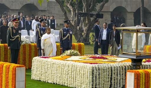 Congress President Mallikarjun Kharge emphasised the enduring relevance of Gandhi’s principles of truth, non-violence, and religious harmony. Union Home Minister Amit Shah also paid tribute, acknowledging Gandhi’s role in shaping India’s path to independence.