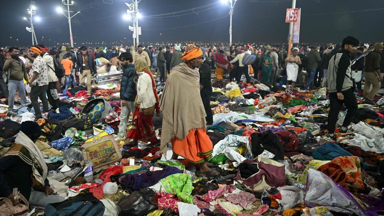 In Photos: Stampede at Maha Kumbh 2025 on Mauni Amavasya