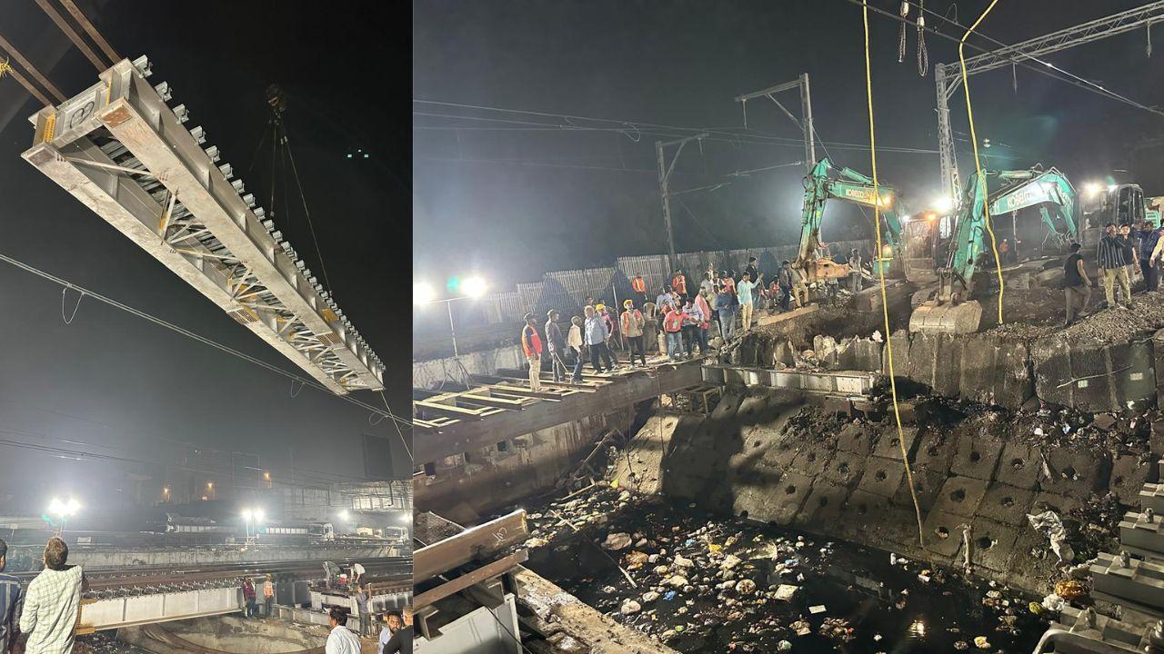 Western Railway completes Phase-I of rebuilding bridge between Mahim and Bandra railway stations