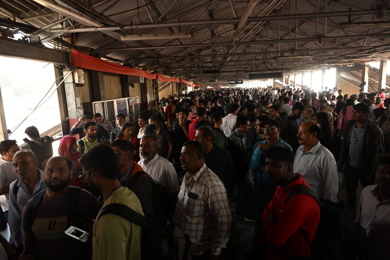 The suburban services, which were supposed to normalise from the CSMT by 5.30 am on Sunday, resumed later at 10.09 am due to the 'block burst', as per the officials