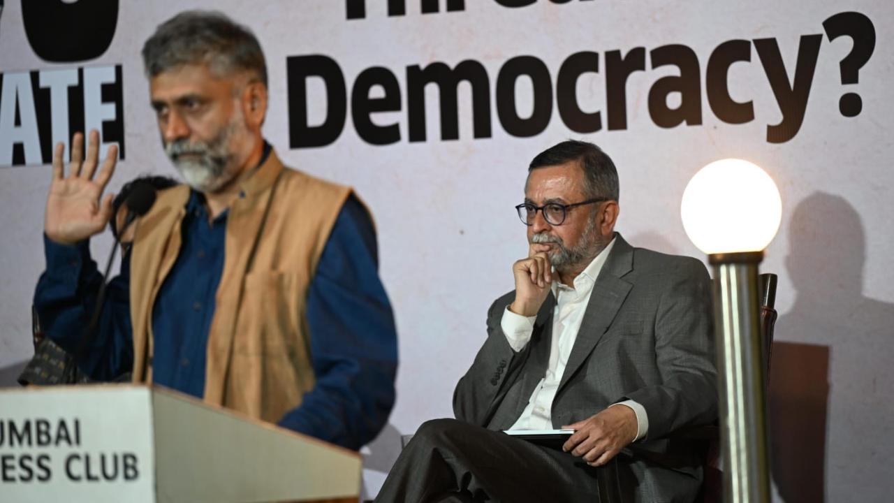 The debate was held on Friday, January 3, 2024, with two renowned speakers: Tirtharaj Samant, an Enterprise Software Architect and Director of Technology, and Madhav Deshpande, a Technology Expert and RTI activist