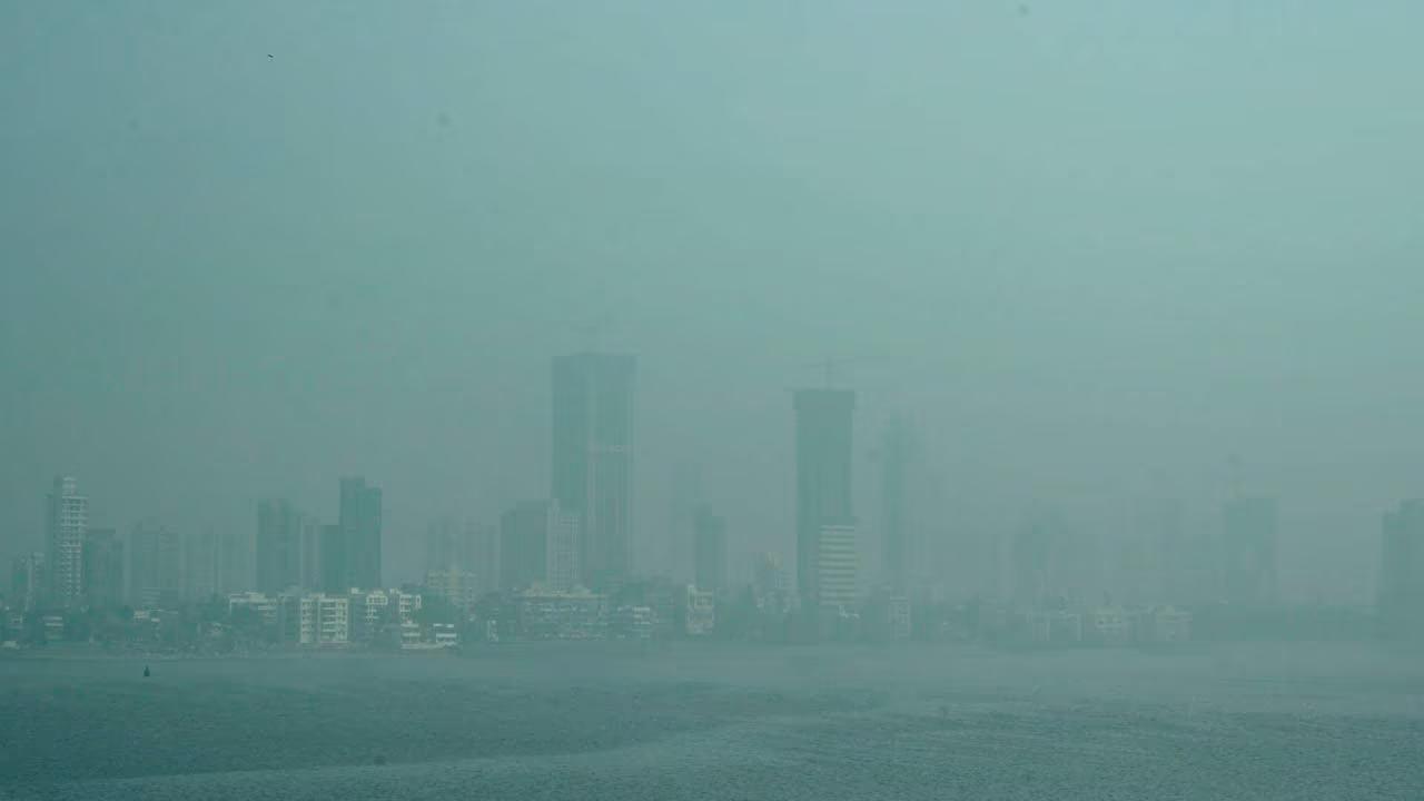 Mumbai weather updates: Haze engulfs city skyline; air quality stays moderate