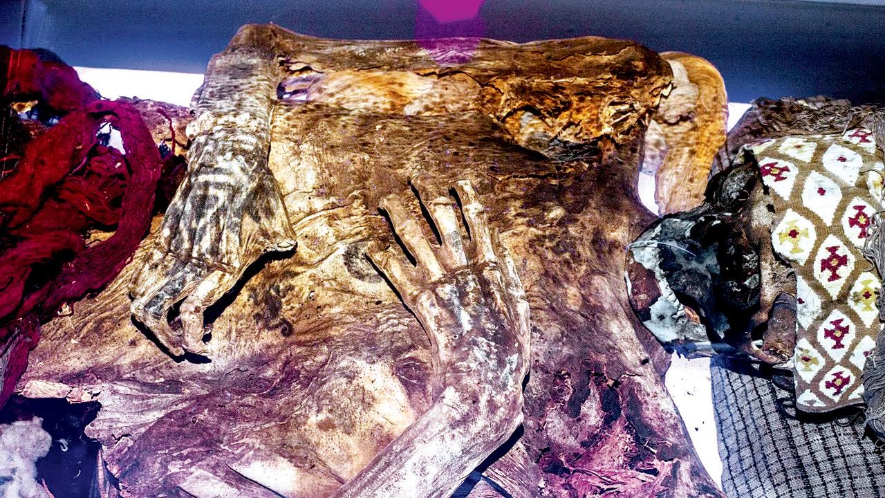 Researchers reveal fine details in tattoos dating to around 1250 AD that aren’t visible to the naked eye. Pics/AP