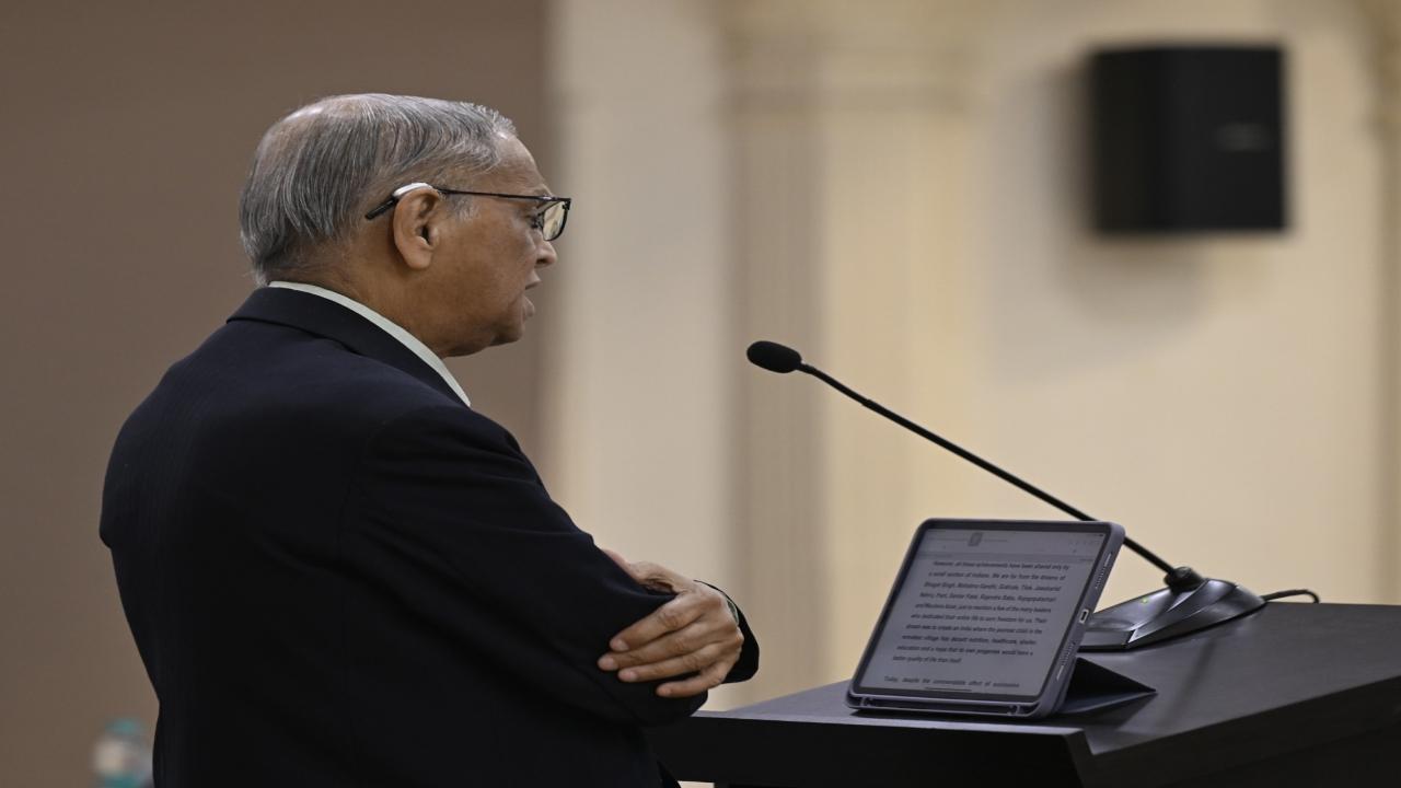 During his lecture, Murthy cited German sociologist Max Weber’s views, suggesting that nations thrive when decent, hardworking people with high aspirations, discipline, and good values persevere against all odds. He pointed out that 60 per cent of Indians still rely on free food grains monthly, highlighting the pressing need for economic growth and poverty alleviation