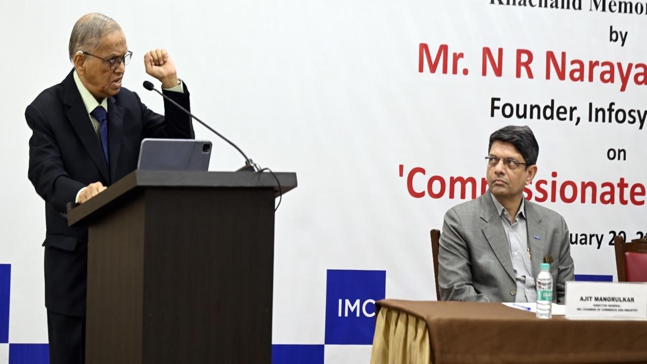 Murthy shared that he himself worked over 70 hours a week for more than 40 years during his tenure at Infosys