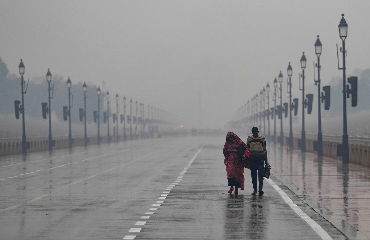 No flight diversions or cancellations were reported at Indira Gandhi International Airport. However, several trains faced delays due to the foggy conditions