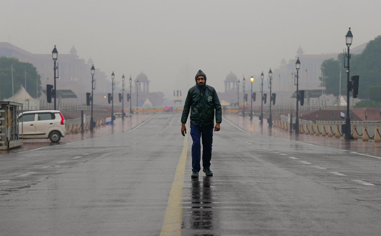 Visuals from India Gate showed near-zero visibility in the national capital, with people seeking refuge in night shelters in Safdarjung to escape the harsh weather