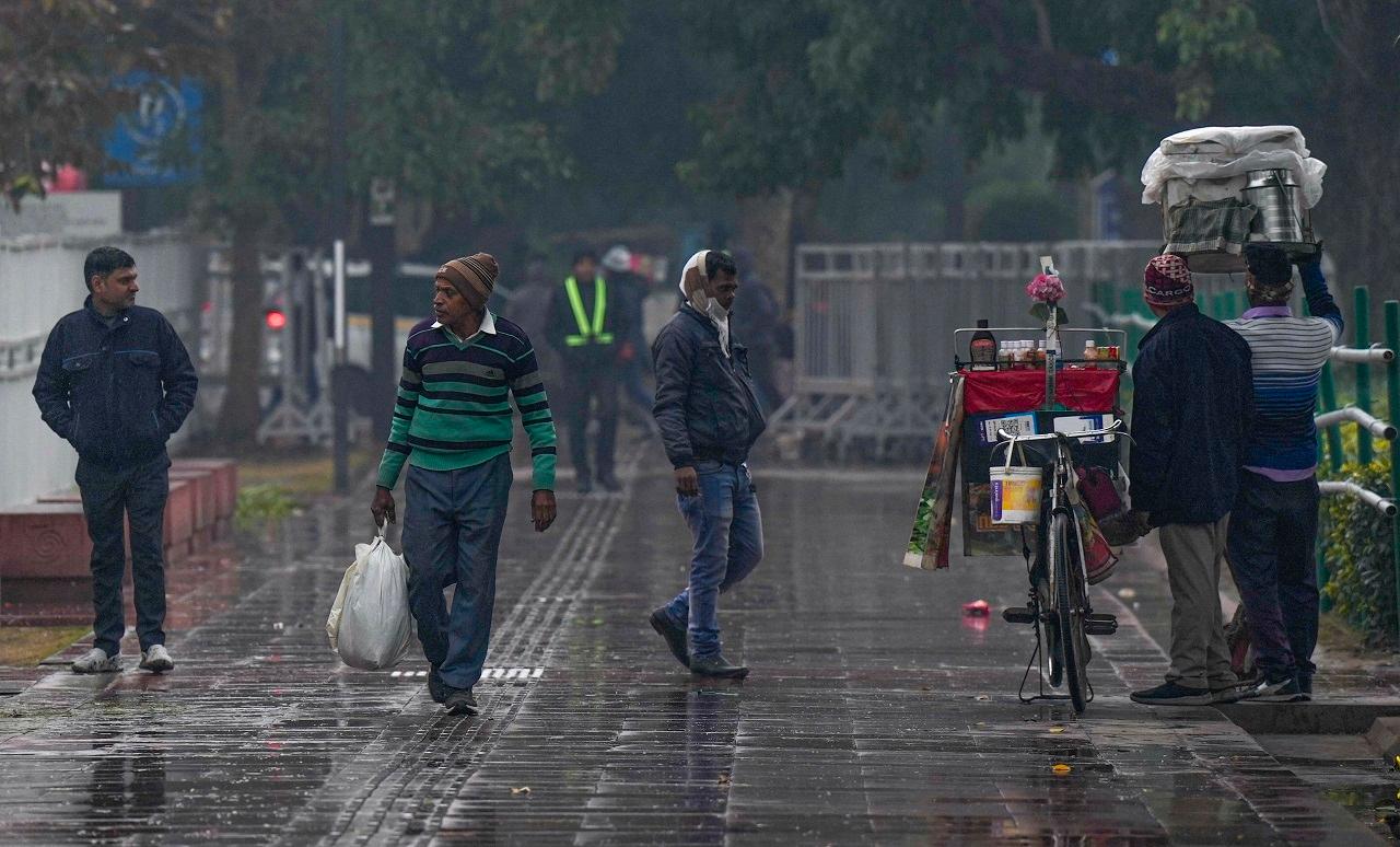 IMD has issued a warning of a wet spell in the city, with thunderstorms and hail expected later in the day