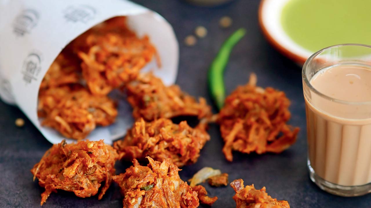 Yeh Hai Bombay Meri Jaan  serves Mumbai street food including kanda bhaji, pav bhaji and dabeli (shown here)